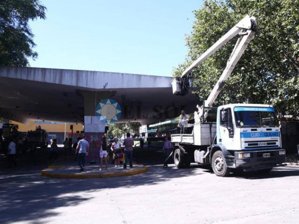 Mejoras en la zona de la estaci�n local