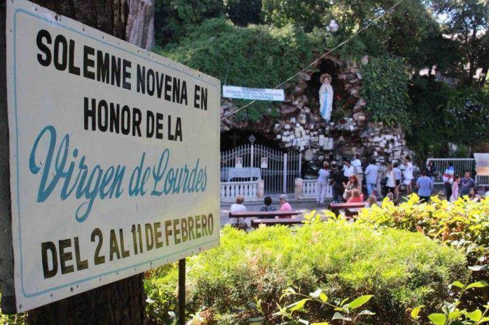 La Gruta, lista para la gran fiesta de la Virgen de Lourdes
