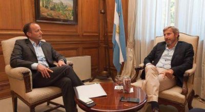La gesti�n de obras h�dricas reuni� a Insaurralde con el ministro Frigerio