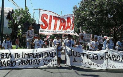 Marcha a Tribunales por el asesinato de Dar�o �valos