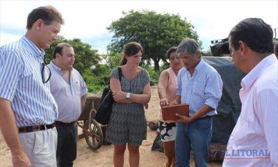Funcionaria nacional visit� obraje de ladrilleros correntinos