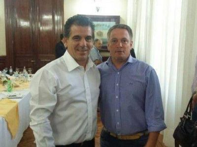 San Cayetano: Marlats comparti� un almuerzo con el ministro de Seguridad