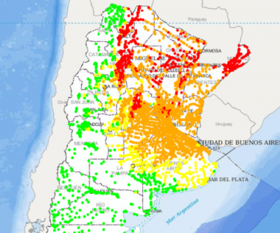 Lanzan mapa de riesgo de dengue en el pa�s: mir� c�mo est� Salta