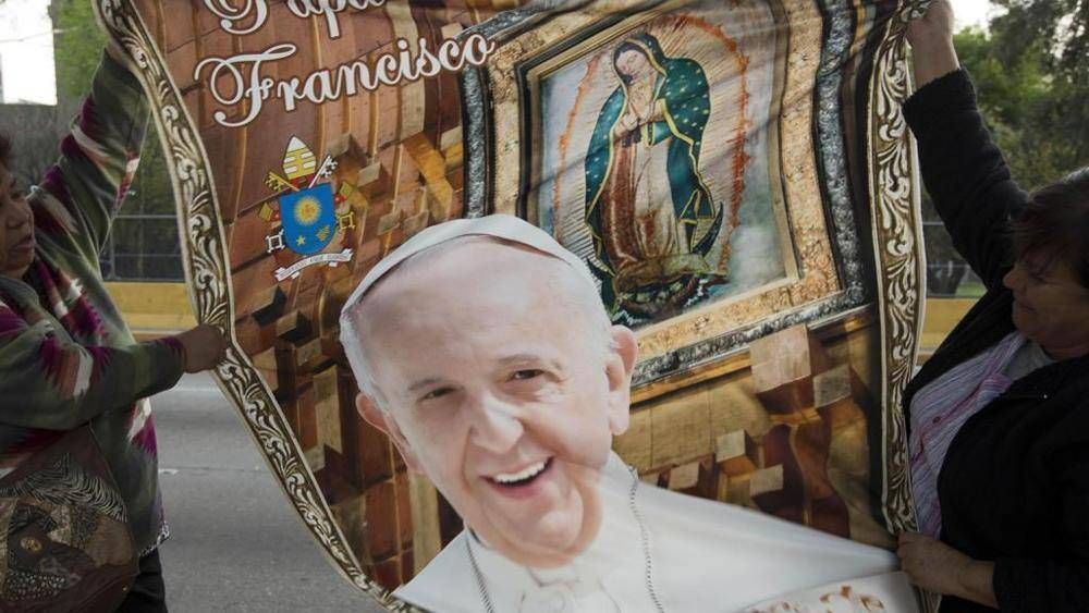 El Papa y la mirada de la Virgen de Guadalupe