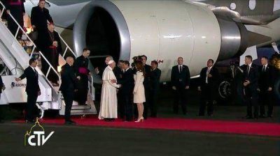 Papa Francisco lleg� a M�xico para su esperada visita
