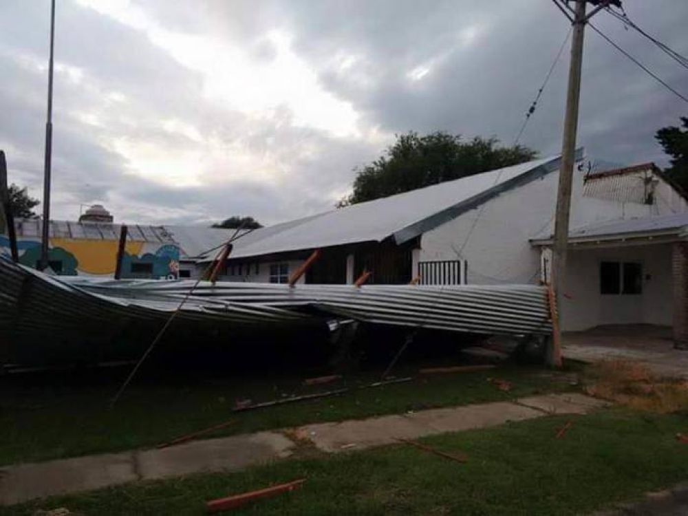 Informe Municipal tras la tormenta que provoc destrozos en varios sectores de Chascoms