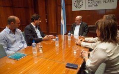 Mar del Plata: Ministro Sarqu�s e intendente Arroyo repasaron la agenda productiva local