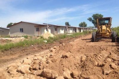 Retoman obras en el barrio Santa Marta