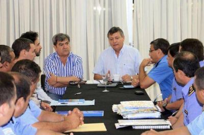 Peppo traz� objetivos de prevenci�n con unidades policiales del Dpto. G�emes