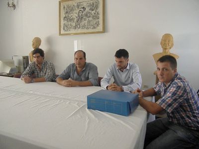 Olivera agradeci� la presencia de las autoridades bonaerenses en Tordillo