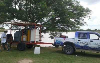 Prueban unidad potabilizadora de agua que llevar� soluciones
