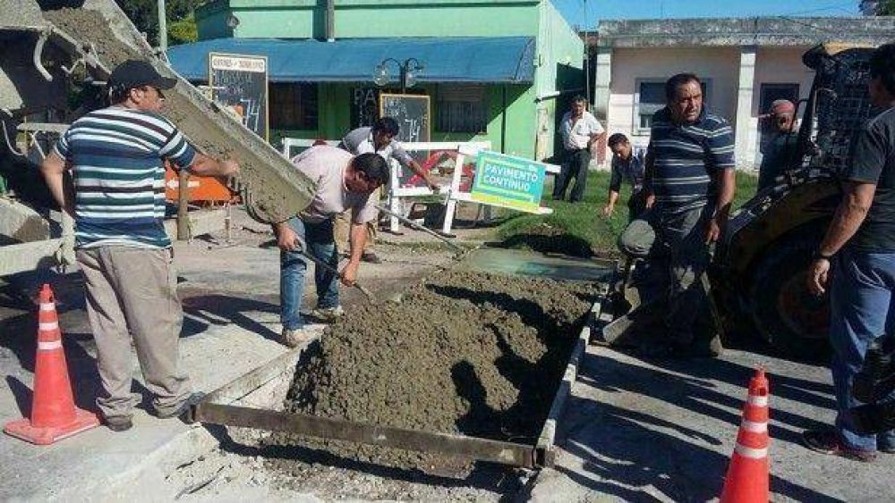 Obra P�blica: Se trabaja reacondicionando lomos de burro