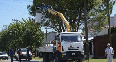 Se moderniza el alumbrado p�blico en distintas zonas