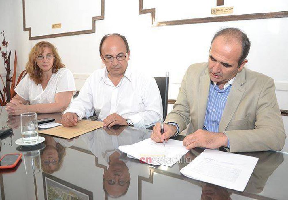 La Municipalidad firm un contrato con la UNLP