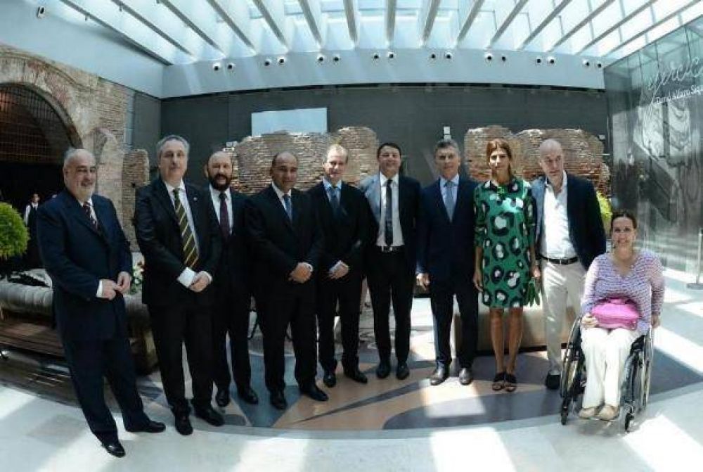Passalacqua se reuni� con Macri y el primer ministro italiano