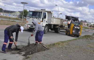 Trabajos de saneamiento en el B� F�tima