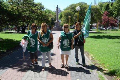 Estatales movilizados en el marco de los reclamos salariales