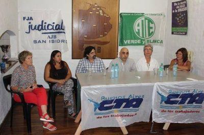 Jornada de lucha de ATE y mesa informativa de la situaci�n de los gremios