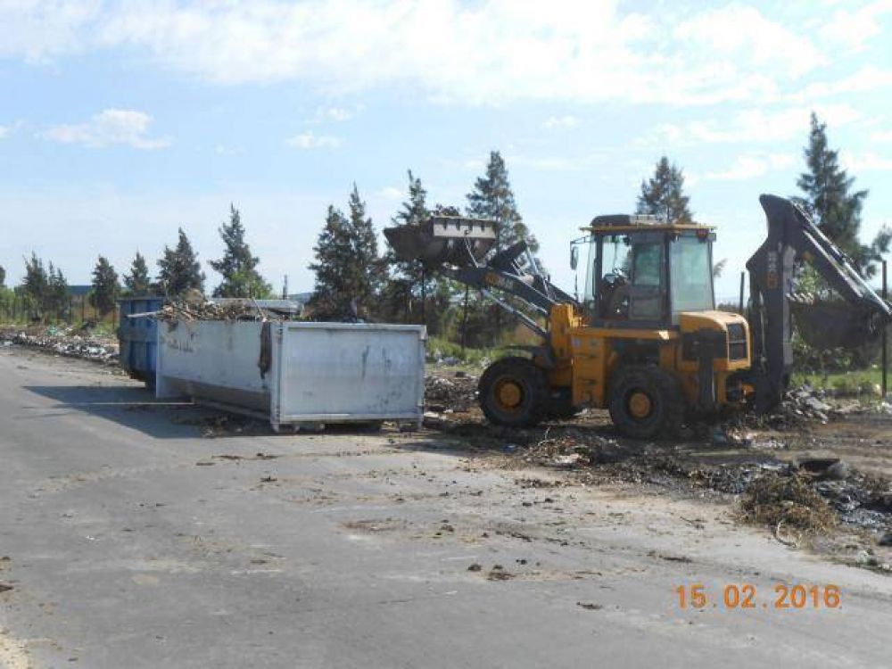 Siguen los trabajos para erradicar los basurales
