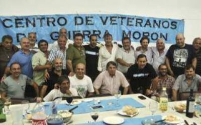 Tagliaferro visit� a los Veteranos de Malvinas en Mor�n