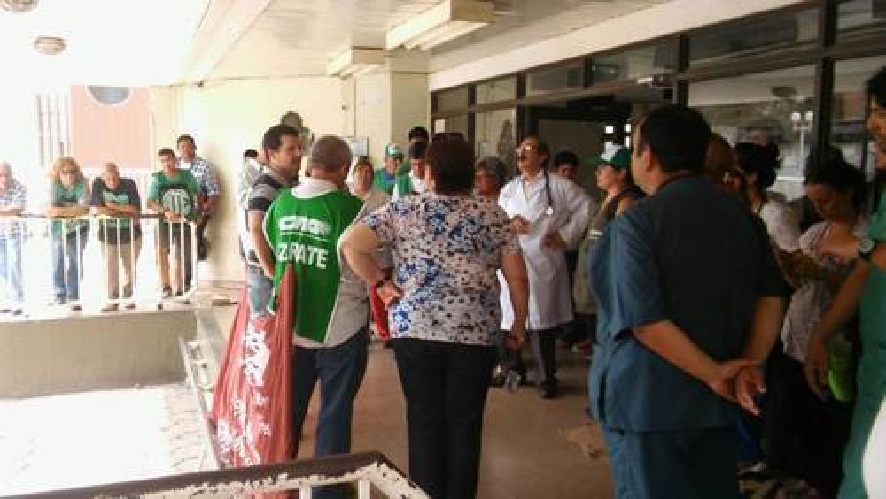 Gremios locales definieron 48 horas de paro en el hospital