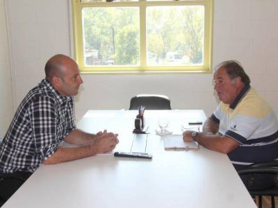 Molina se reuni� con Maiztegui