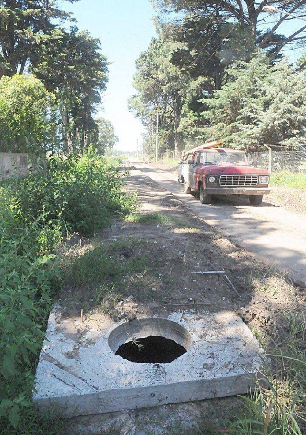 Reclamos en Parque Palermo por la paralizaci�n de una obra de desag�e