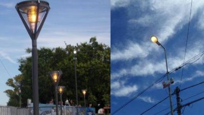 Se viene el tarifazo y el Municipio deja las luces prendidas en pleno d�a