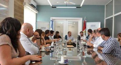 Concejales analizaron los trabajos realizados tras el temporal