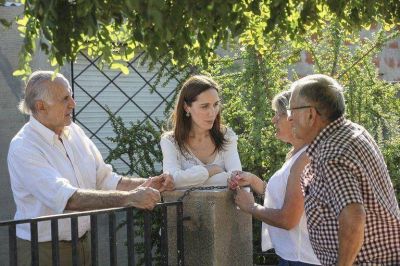 Vidal y Passaglia juntos en una recorrida por San Nicol�s