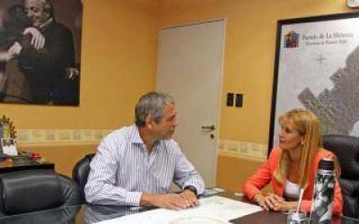 La Matanza: Magario recibi� a Ferraresi