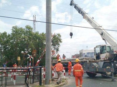 Trabajos para la llegada del Roca