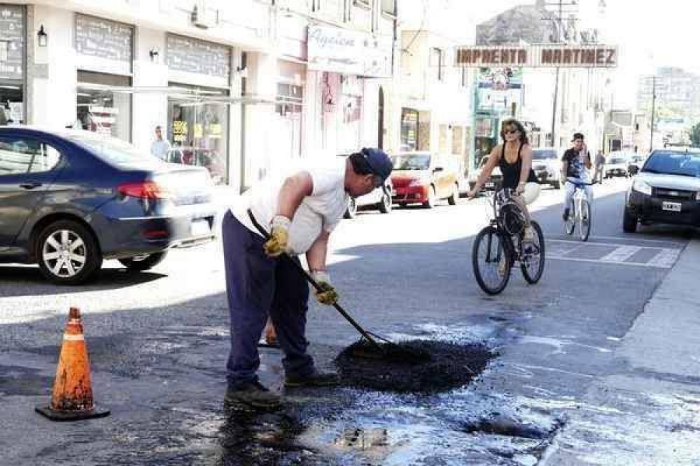 BACHEO EN EL CENTRO DE LA CIUDAD