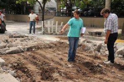 Comenz� la reparaci�n de la Av. San Mart�n y se esperan concluir los trabajos en 30 d�as