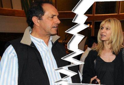 Todos lo sab�an, nadie lo dec�a: Rabolini y Scioli, separados hace a�os
