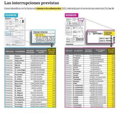 Vuelven hoy los cortes de luz programados