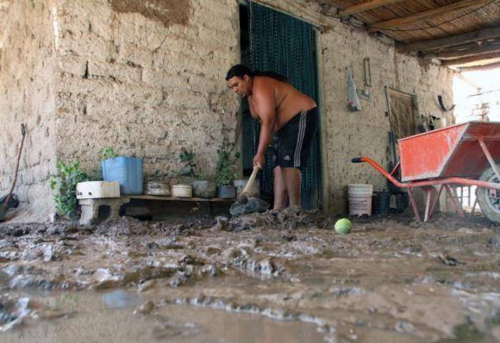 Pocito fue el departamento m�s afectado por la lluvia