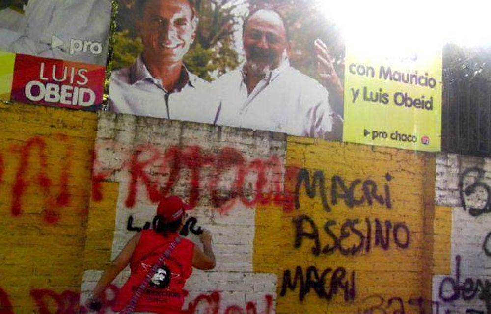 Movimientos sociales escracharon la sede provincial del PRO