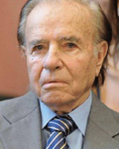 Menem puso en dudas la muerte de Kirchner