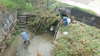 Piden no arrojar basura para evitar la obstrucci�n bocas tormentas