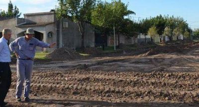 Avances en obras de pavimento