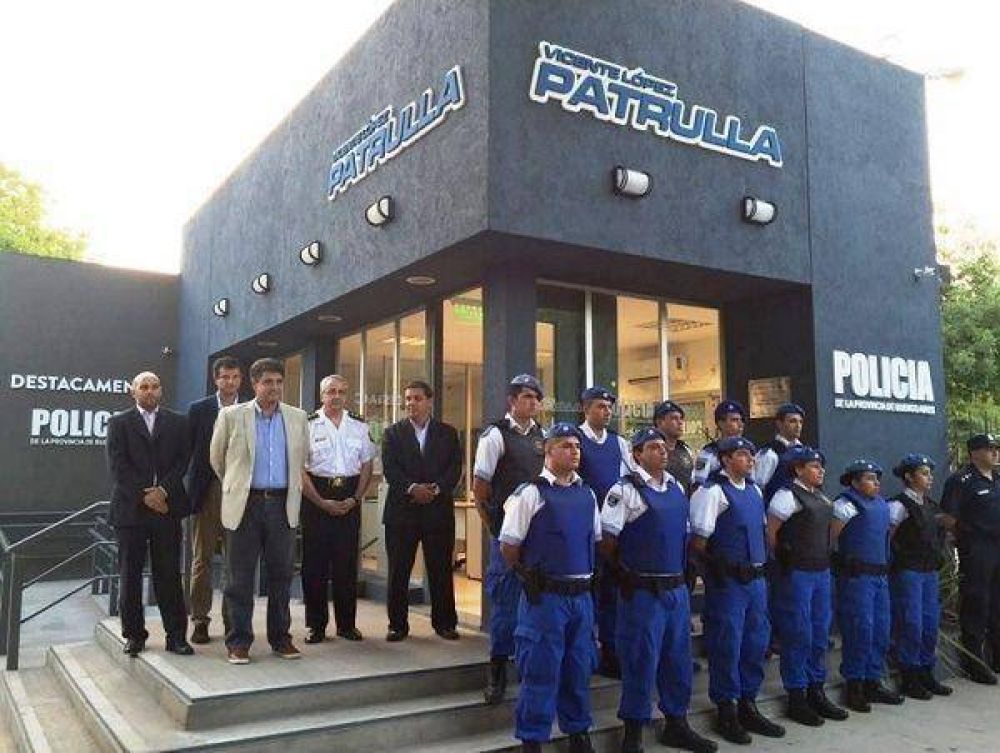 Jorge Macri inaugur� un nuevo destacamento en Villa Martelli