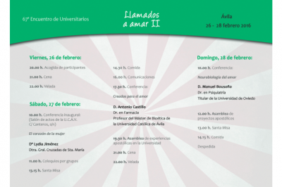 La UCAV acoge el 67� Encuentro de Universitarios Cat�licos