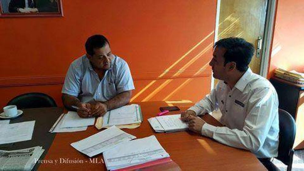 Intendente Mercado se reuni con el presidente del IDUV