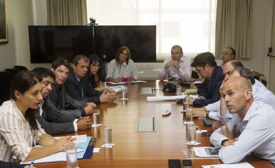 Caruso llev� su reclamo por los camiones y la Ruta de Circunvalaci�n ante Dietrich
