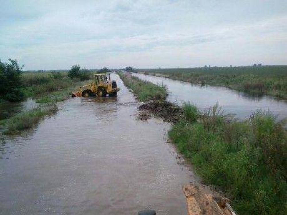 R�o Quinto: Rompieron intencionalmente un camino en el distrito de Rivadavia