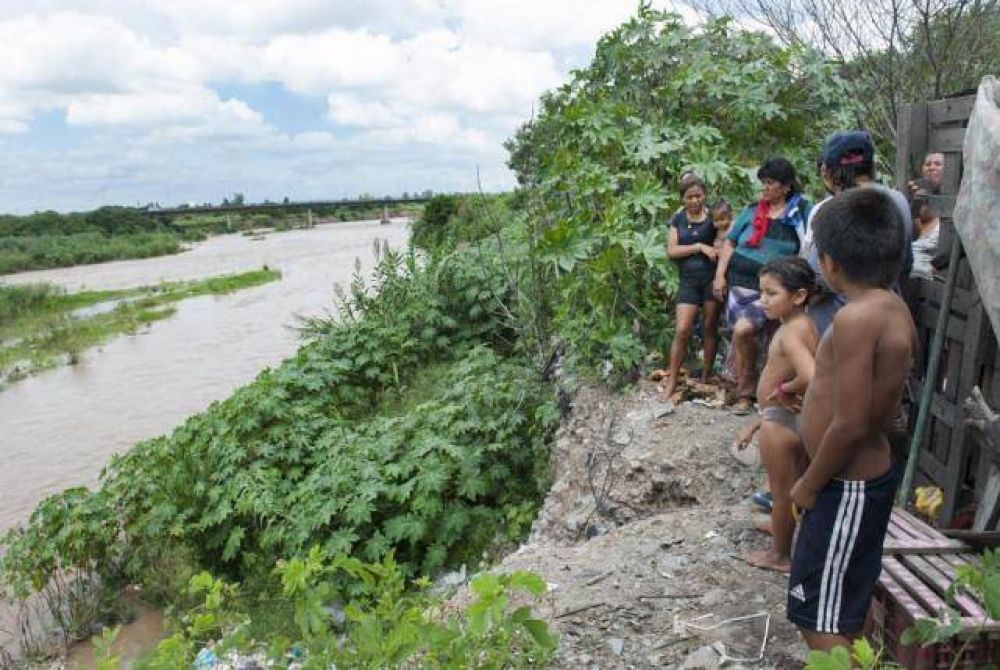 El Sal� devor� el barranco y los vecinos corren peligro