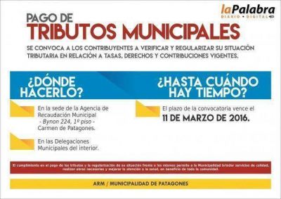 Campa�a de regularizaci�n de deudas municipales