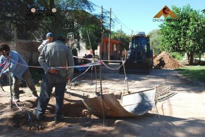 Red de cloacas en Bel�n