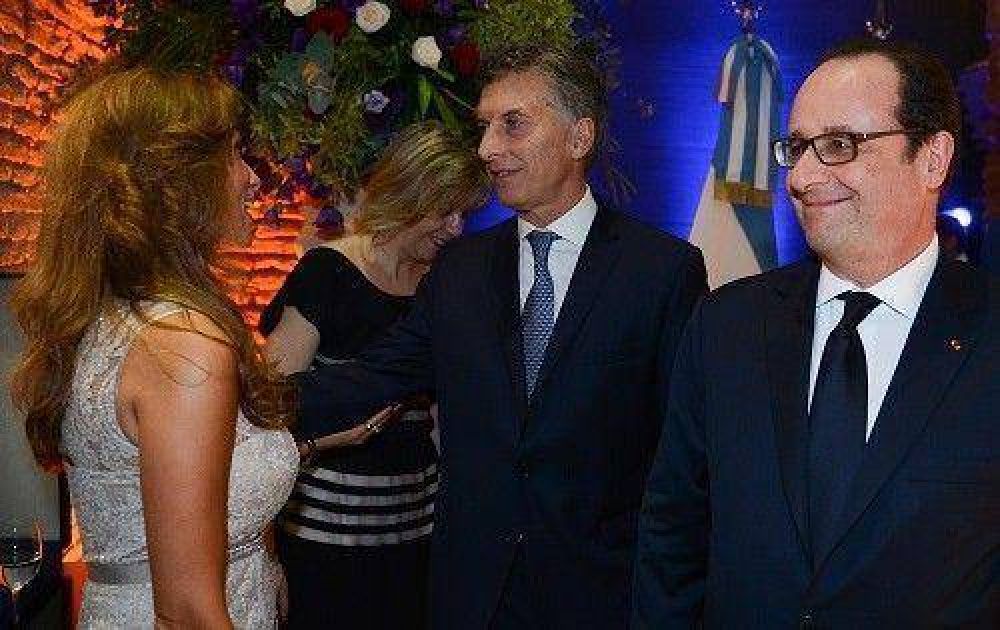 La Gobernadora Claudia de Zamora particip� de la recepci�n al presidente Hollande